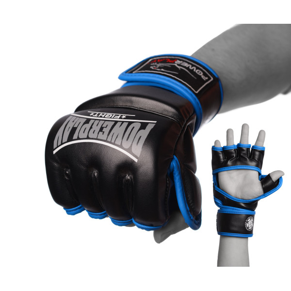 

Перчатки для MMA PowerPlay 3058 черно-синие XL (PP_3058_XL_Black/Blue)