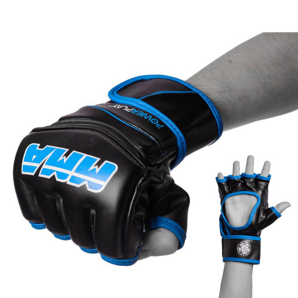 

Перчатки для MMA PowerPlay 3055 черно-синие M (PP_3055_M_Blue)