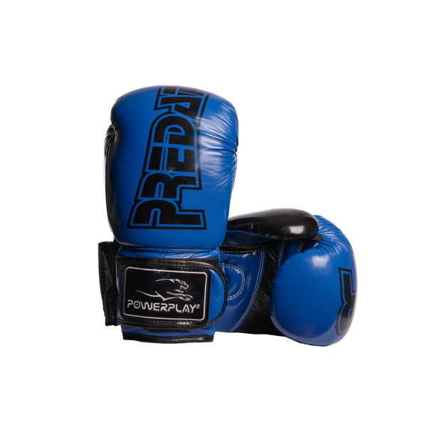 

Перчатки боксерские PowerPlay 3017 синие карбон 10 унций (PP_3017_10 oz_Blue)