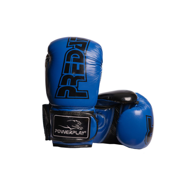 

Перчатки боксерские PowerPlay 3017 синие карбон 8 унций (PP_3017_8 oz_Blue)