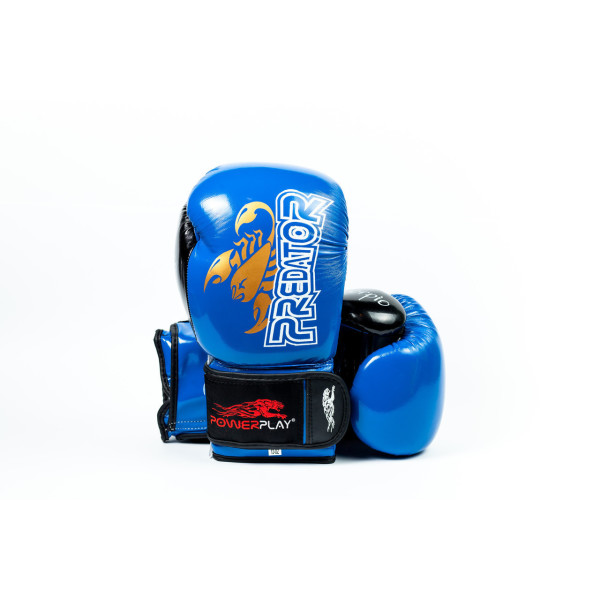 

Перчатки боксерские PowerPlay 3007 синие карбон 16 унций (PP_3007_16 oz_Blue)