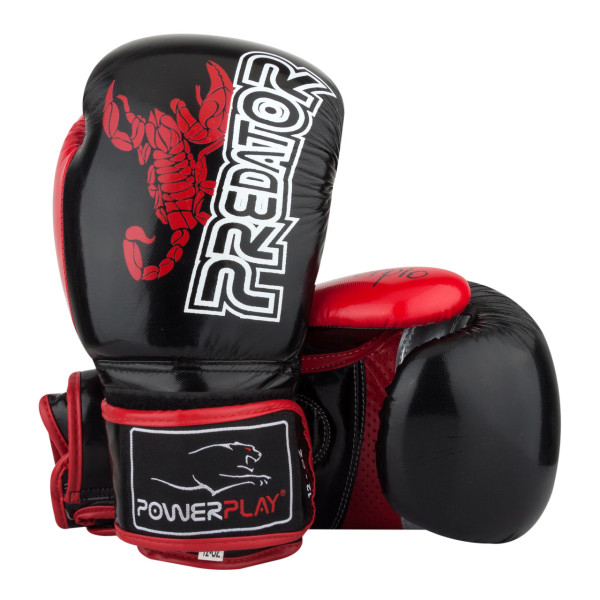 

Перчатки боксерские PowerPlay 3007 черные карбон 10 унций (PP_3007_10 oz_Black)
