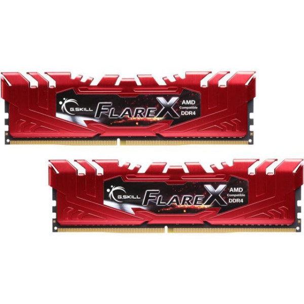 

Оперативная память G.Skill 16GB 2400MHz Flare X Red Ryzen CL15 (2x8192) (F4-2400C15D-16GFXR)