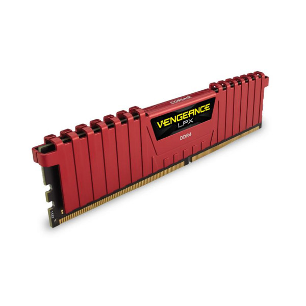

CORSAIR Vengeance LPX 8GB Red [1x8GB 2666MHz DDR4] (CMK8GX4M1A2666C16R)