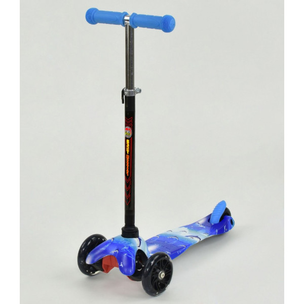 

Самокат Scooter Mini S037 Голубой Дельфин