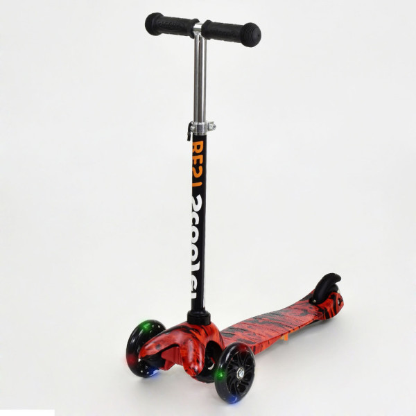 

Самокат Scooter Mini S037 Print Огонь