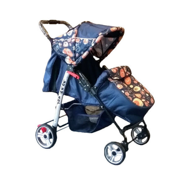 

прогулочная Trans Baby Baby Car Dark Blue / Blue-orange Abstraction (BaCar 13/Oval D)
