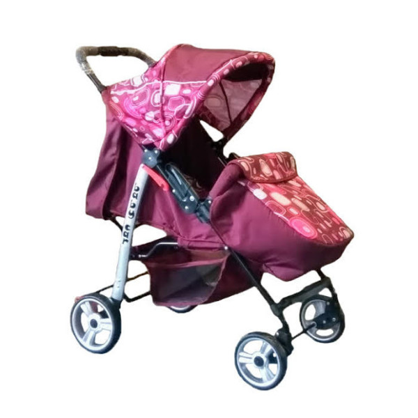 

прогулочная Trans Baby Baby Car Burgundy / Pink Abstraction (BaCar 2/Cube G)