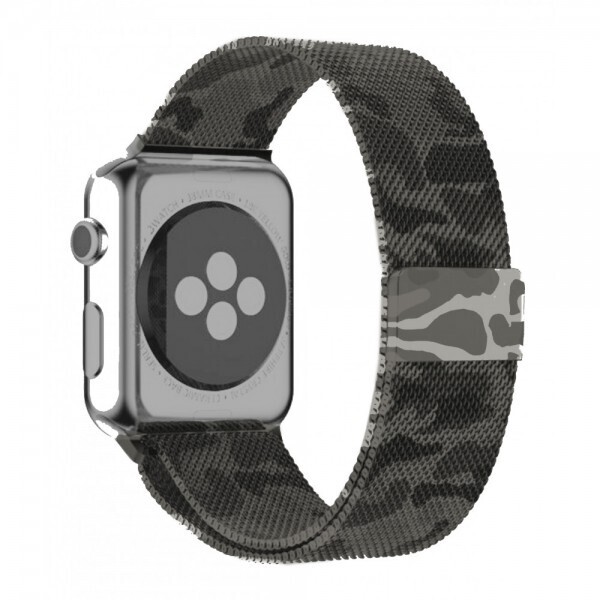 

Ремешок Milanese Loop Steel Bracelet для Apple Watch 38mm/40mm Camo Black