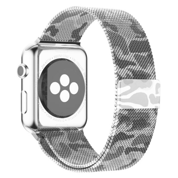 

Ремешок Milanese Loop Steel Bracelet для Apple Watch 42mm/44mm Camo Gray