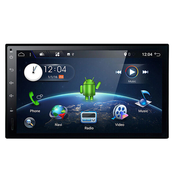 Акція на Автомагнитола 2Дин 7" Pioneer 5001A на Android сенсорный экран память 1/16 Gb GPS навигация microSD від Allo UA