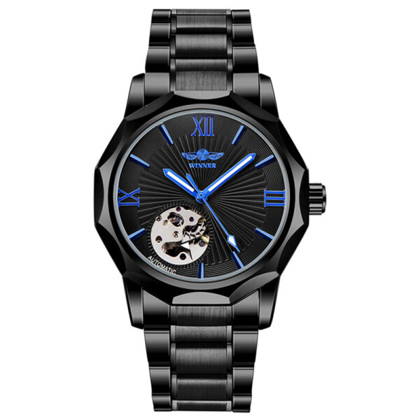 

Часы мужские Winner Concept H199 Black брендовые стальные наручные механические