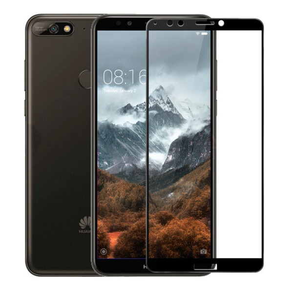 

Защитное стекло Chyi Huawei Y7 2018 / Y7 Prime 2018 / Honor 7C / Honor 7C Pro Full cover черный 0,26 мм