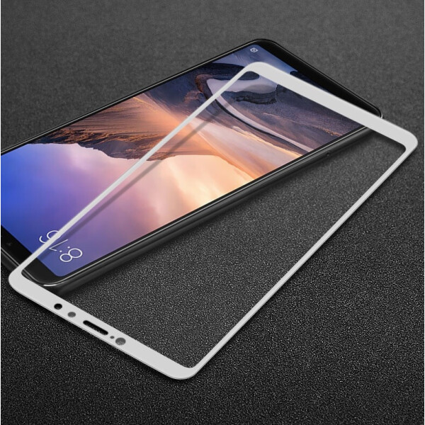 

Защитное стекло Chyi для Xiaomi Mi Max 3 Full cover белый 0,26 мм в упаковке