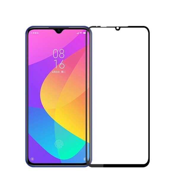

Защитное стекло LUX для Xiaomi Mi A3 Full Сover черный 0,3 мм в упаковке