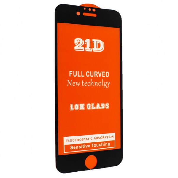 

Защитное стекло 21D Full Glue для Apple Iphone 8 Plus черное 0,3 мм в упаковке