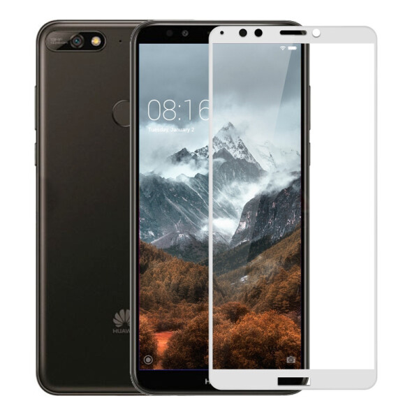 

Защитное стекло Chyi Huawei Y7 2018 / Y7 Prime 2018 / Honor 7C / Honor 7C Pro Full cover белый 0,26 мм