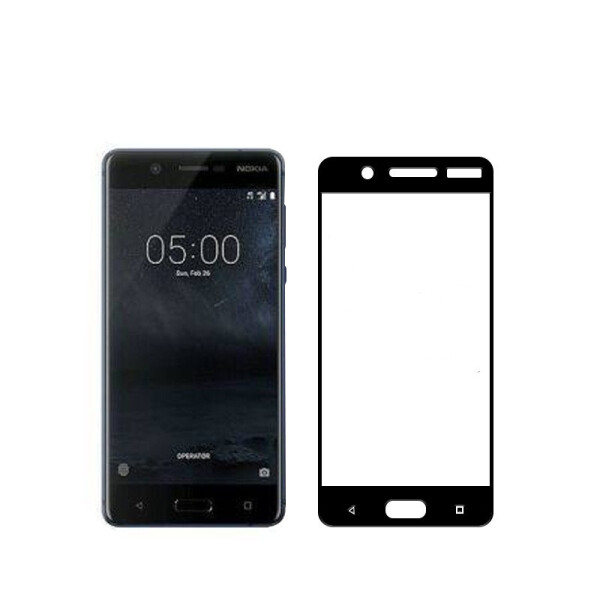 

Защитное стекло LUX для Nokia 5 Full cover черный 0,26мм в упаковке