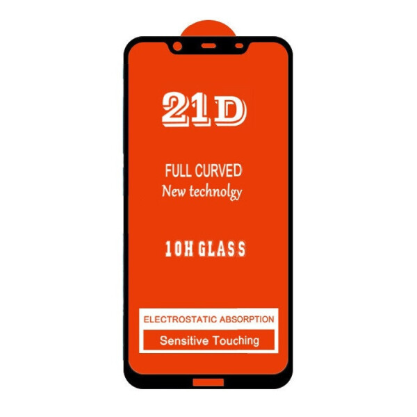 

Защитное стекло 21D Full Glue для Nokia 8.1 / X7 2018 черное 0,3 мм в упаковке