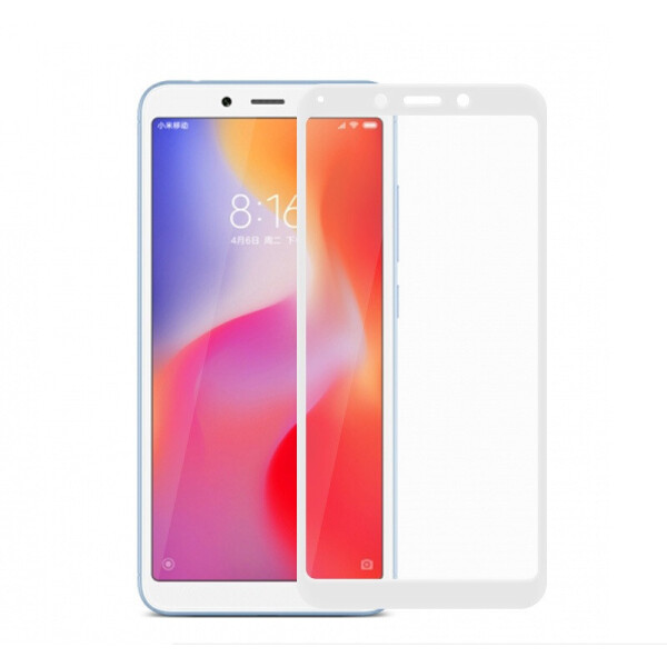 

Защитное стекло Chyi Xiaomi Redmi 6 Full cover белый 0,26 мм