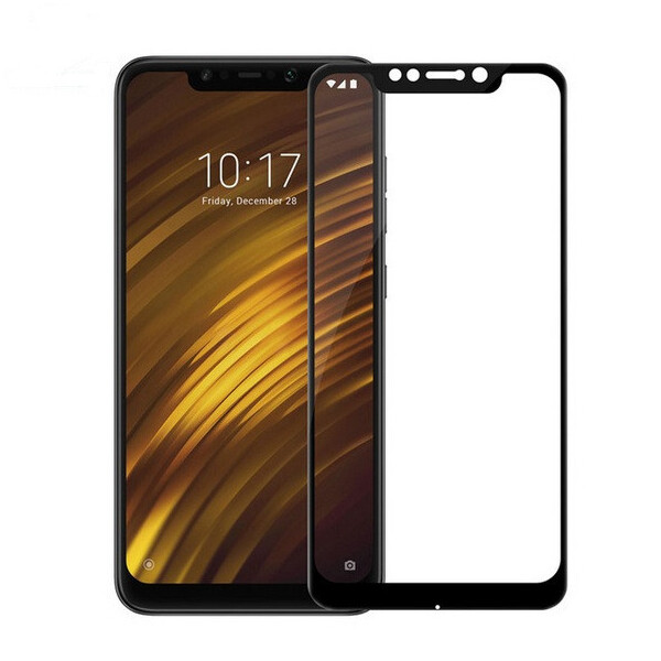 

Защитное стекло LUX для Xiaomi Poco F1 Full Glue Full Сover черный 0,26мм в упаковке