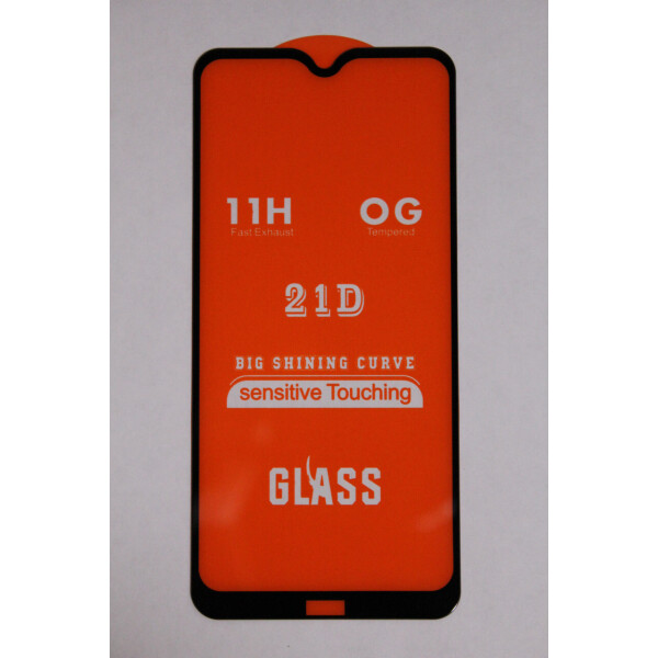 

Защитное стекло 21D Full Glue для Xiaomi Redmi 8 черное 0,3 мм в упаковке