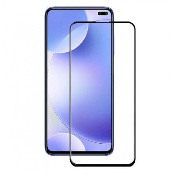 

Защитное стекло LUX для Xiaomi Redmi K30 Full Сover черный 0,3 мм в упаковке