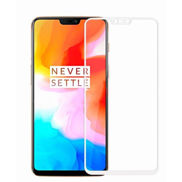 

Защитное стекло LUX для OnePlus 6 Full Сover белый 0,3 мм в упаковке