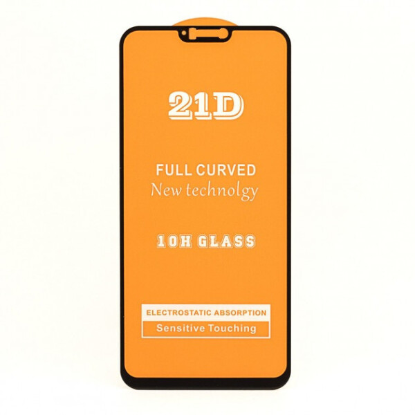 

Защитное стекло 21D Full Glue для OnePlus 6 черное 0,3 мм в упаковке