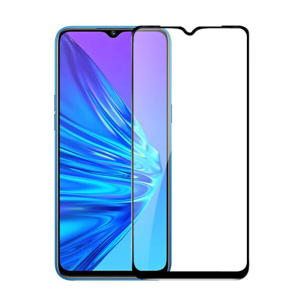 

Защитное стекло LUX для Realme 5 Full Сover черный 0,3 мм в упаковке
