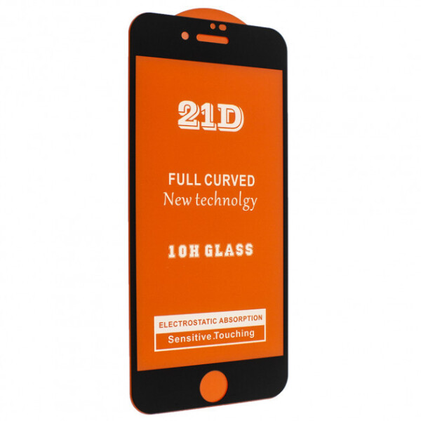 

Защитное стекло 21D Full Glue для Apple Iphone 7 черное 0,3 мм в упаковке
