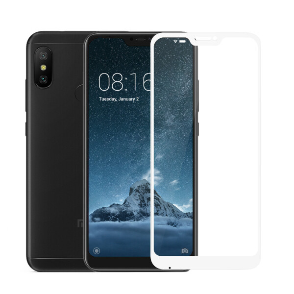 

Защитное стекло Chyi Xiaomi Mi A2 Lite / Redmi 6 Pro Full cover белый 0,26 мм