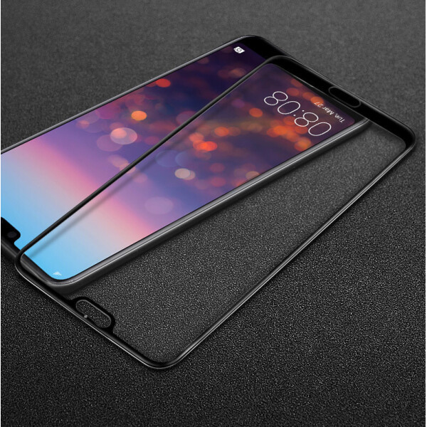 

Защитное стекло LUX для Huawei P20 5.8'' Full cover черный 0,26мм в упаковке