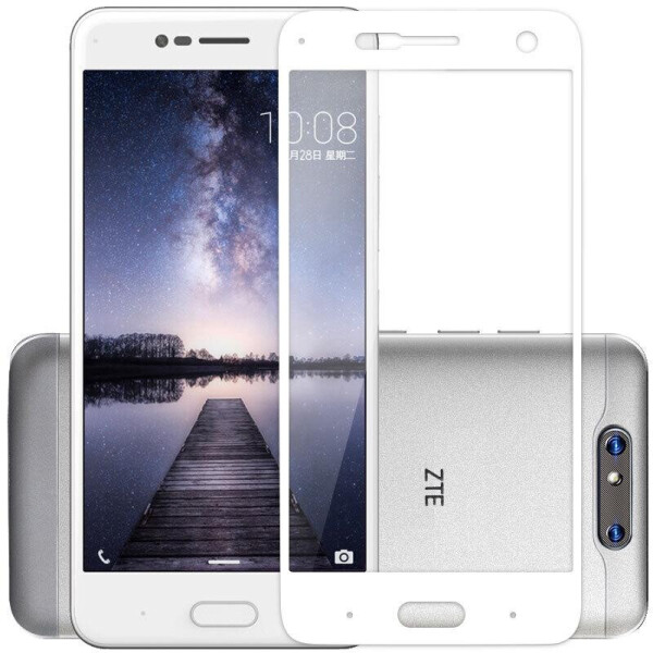 

Защитное стекло Chyi ZTE Blade V8 Full cover белый 0,26 мм