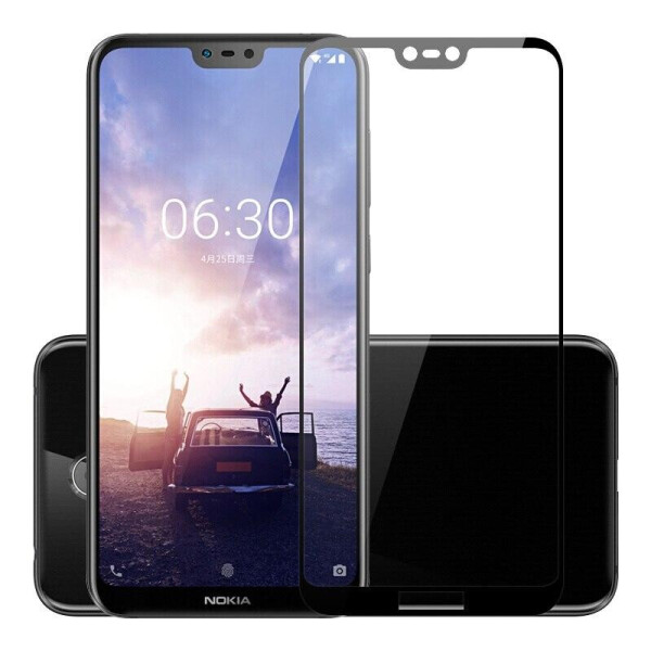 

Защитное стекло LUX для Nokia 7.1 Full cover черный 0,3 мм в упаковке