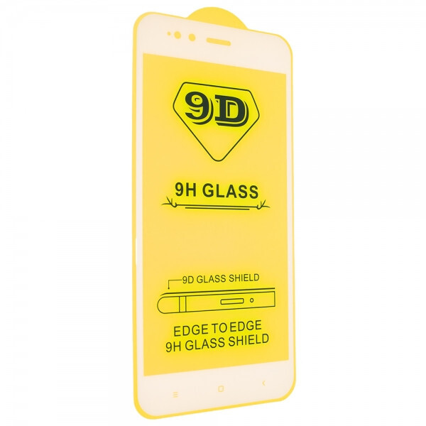 

Защитное стекло TDG 9D для Xiaomi Mi A1 (Mi5X) Full Glue белый 0,26 мм в упаковке