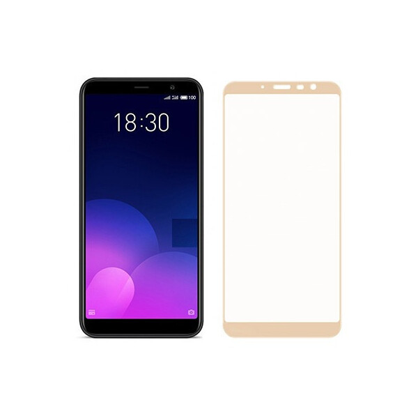 

Защитное стекло Chyi для Meizu M6T 5.7" Full cover золотой 0,26 мм в упаковке