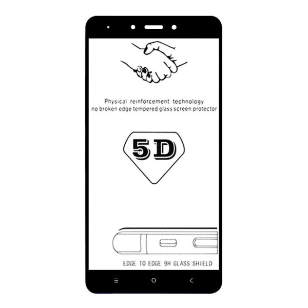 

Защитное стекло GLS 5D Full Glue для Xiaomi Redmi Note 4X / Note 4 Global / Note 4 черное 0,3 мм в упаковке