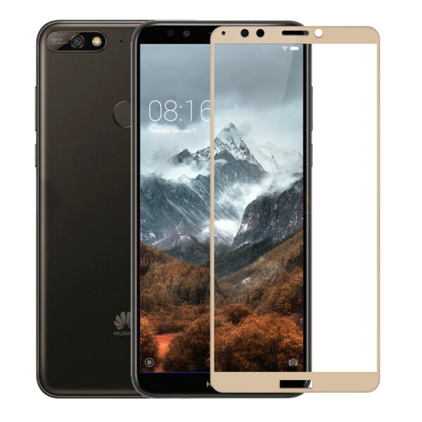 

Защитное стекло Chyi Huawei Y7 2018 / Y7 Prime 2018 / Honor 7C / Honor 7C Pro Full cover золотой 0,26 мм