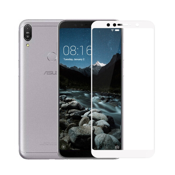 

Защитное стекло LUX для Asus Zenfone Max Pro (M1) / ZB601KL / ZB602KL Full cover белый 0,26мм в упаковке