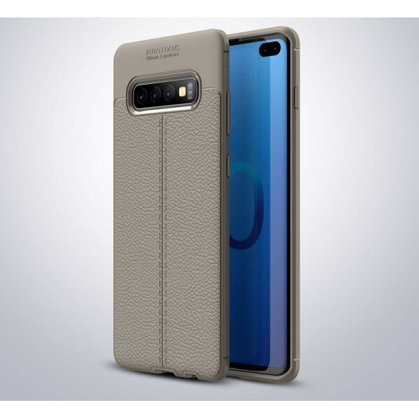 

Чехол LUX для Samsung Galaxy S10 / G973 силикон Original Auto Focus Soft Touch серый