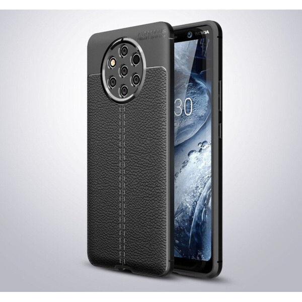 

Чехол Auto Focus для Nokia 9 PureView силикон Original Soft Touch Черный