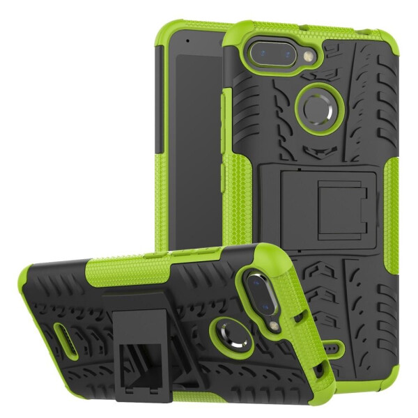 

Чехол Armored для Xiaomi Redmi 6A противоударный бампер с подставкой Салатовый