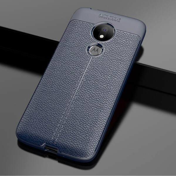 

Чехол Auto Focus для Motorola Moto G7 Power (XT1955-4) силикон Original Soft Touch темно-синий