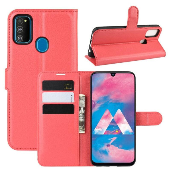

Чехол Luxury для Samsung Galaxy M21 (M215) книжка красный