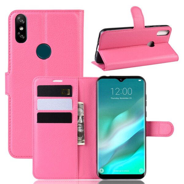 

Чехол Luxury для Doogee X90L книжка розовый