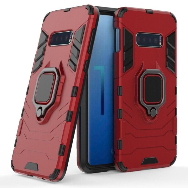 

Чехол Ring case для Samsung Galaxy S10e (G970) бронированный бампер с кольцом красный