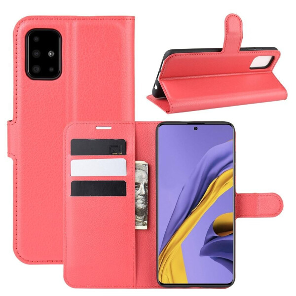 

Чехол Luxury для Samsung Galaxy A51 (A515) книжка красный