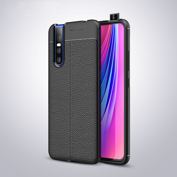 

Чехол Auto Focus для Vivo V15 Pro силикон Original Soft Touch черный