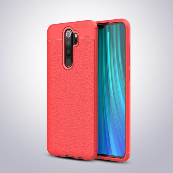

Чехол Auto Focus для Xiaomi Redmi Note 8 Pro силикон Original Soft Touch красный